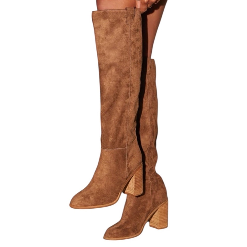 Vici Oasis Society Saint Knee High Slouchy Boot Camel Brown Womens 8.5
